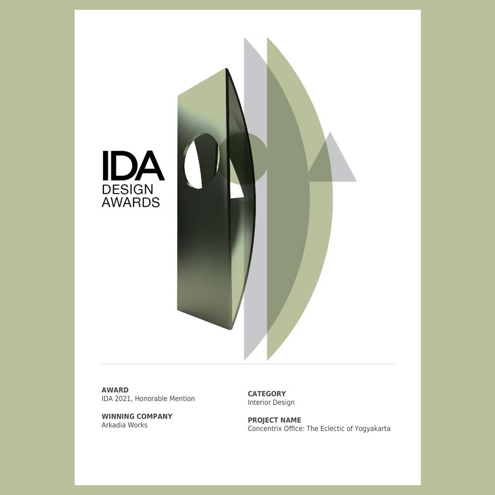 Arkadia Works Awarded Honorable Mention by IDA Design Awards