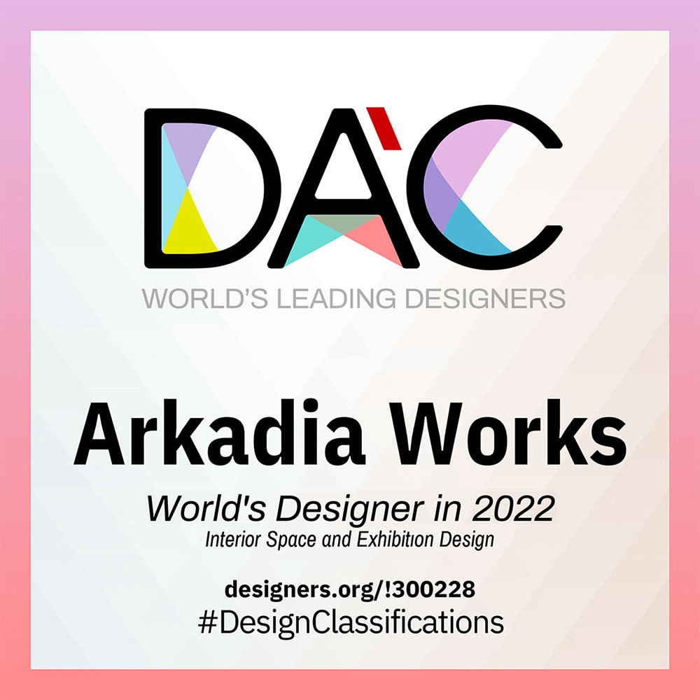Arkadia Works Recognized as one of The World’s Leading Designers in 2022!